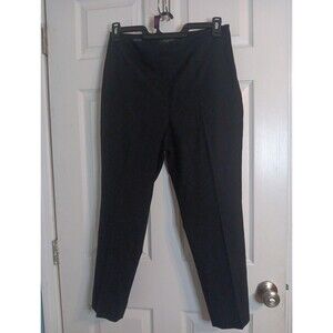 Talbots Petites 12P Hollywood Fit Dress Pants Black Side Zip  High Rise